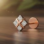 Majestic Solitaire Diamond Nose Pin