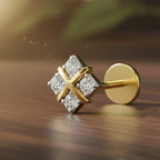 Majestic Solitaire Diamond Nose Pin