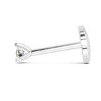 0.2 Carat Diamond Nose Pin 14K - White Gold