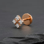 Ethereal Solitaire Diamond Nose Pin