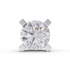 0.35 Carat 4 Prong Solitaire Diamond Nose Pin 14K - Rose Gold