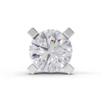 0.35 Carat 4 Prong Solitaire Diamond Nose Pin 14K