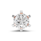 0.35 Carat Nose Pin 14K Screw - Rose Gold