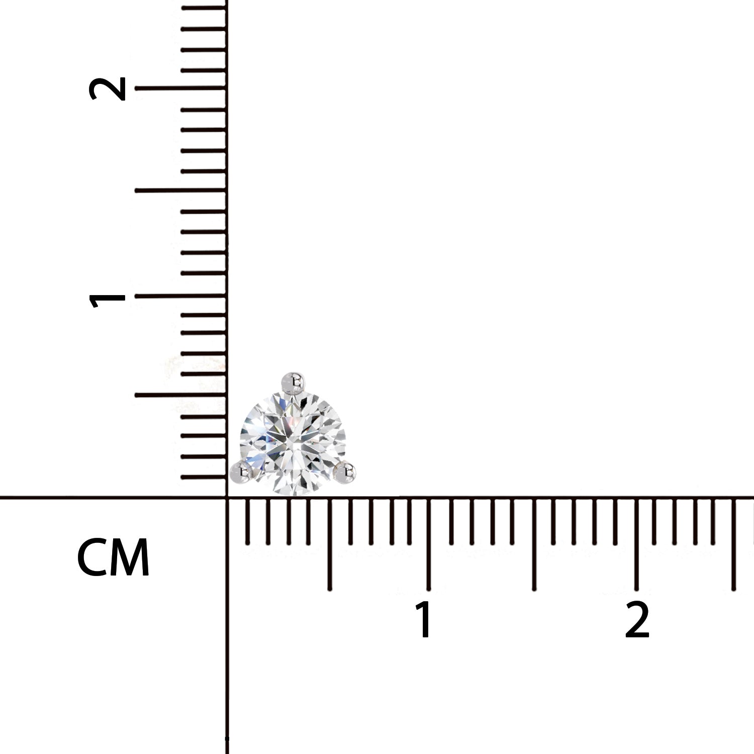 Lustrous Solitaire Diamond Nose Pin