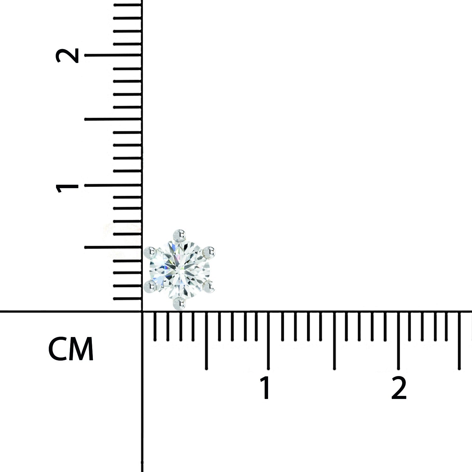 Resplendent Solitaire Diamond Nose Pin