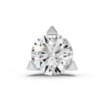 0.5 Carat Solitaire Diamond Nose Pin 14K - Rose Gold