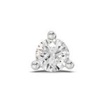 0.15 Carat Celeste Stud Diamond Nose Pin 14K Screw - White Gold