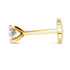 0.15 Carat Eterna Shine Diamond Nose Pin 14K Screw