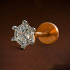 Celestial Solitaire Diamond Nose Pin
