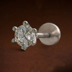 Celestial Solitaire Diamond Nose Pin