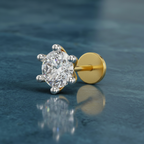 Celestial Solitaire Diamond Nose Pin