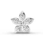 0.06 Carat Floral Stud Nose Pin 14K - Rose Gold