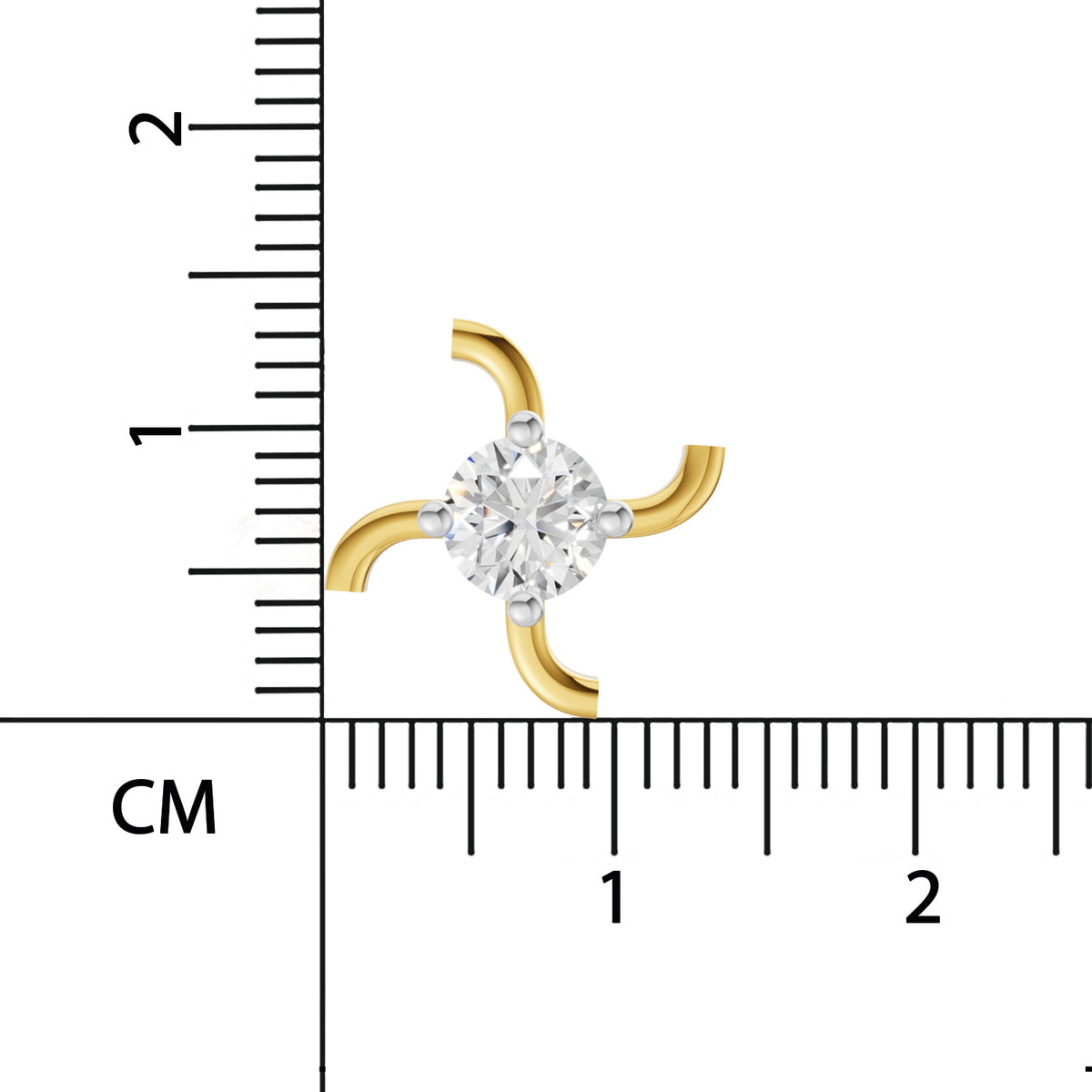 Iconic Diamond Nose Pin