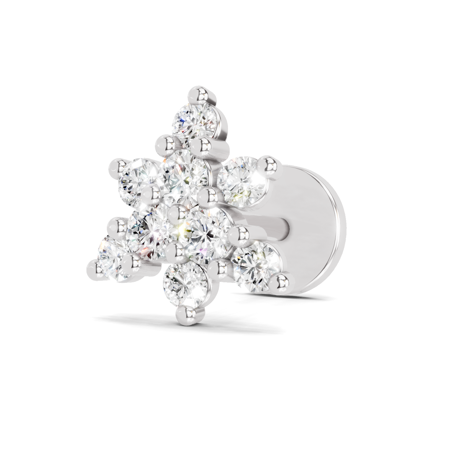 0.17 Carat Twinkle Diamond Nose Pin 14K - White Gold