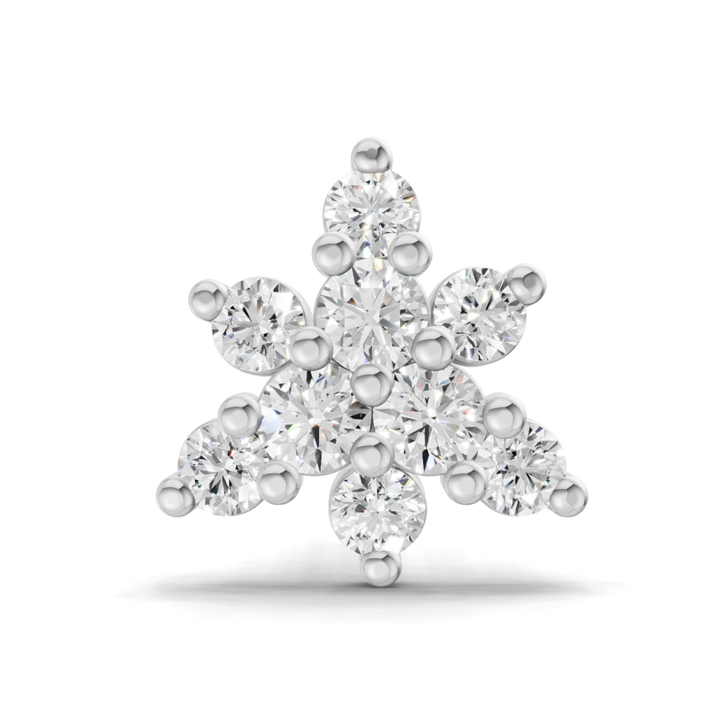 0.17 Carat Twinkle Diamond Nose Pin 14K - White Gold