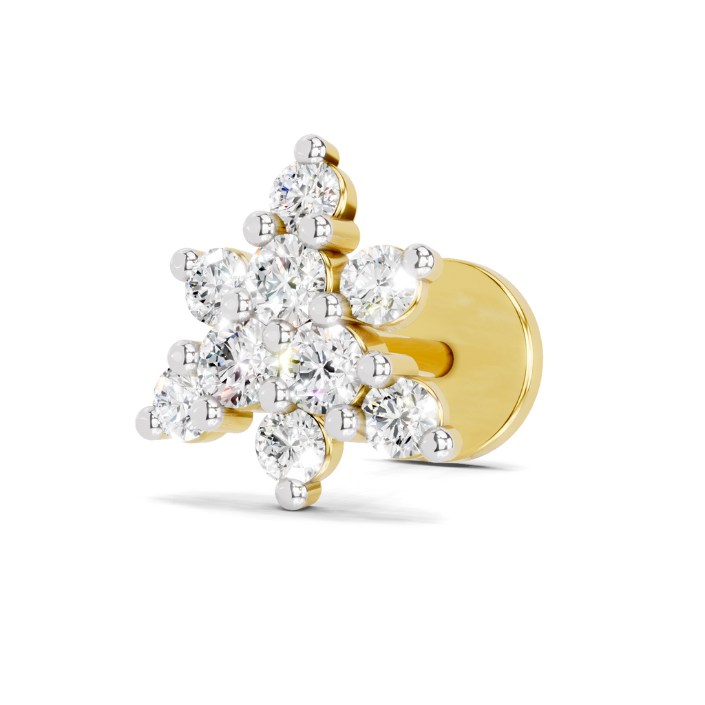 0.17 Carat Twinkle Diamond Nose Pin 14K