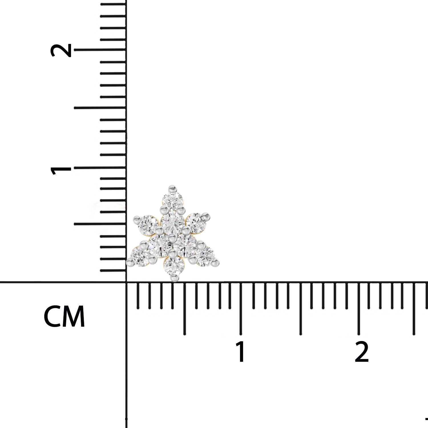 Sparkling Diamond Nose Pin