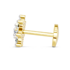 0.16 Carat Celestial Diamond Nose Pin 14K Screw