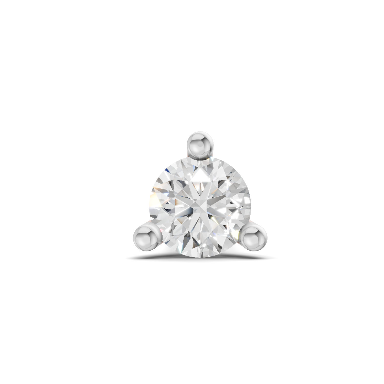 Sparkles 0.01ct Solitaire Diamond Stud Nose Pin