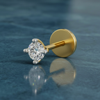 Luminous Solitaire Diamond Nose Pin
