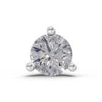 0.07 Carat 3 Prong Solitaire Diamond Nose Pin 14K - Rose Gold