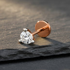 Brilliant Floral Diamond Nose Pin