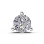 0.07 Carat 3 Prong Solitaire Diamond Nose Pin 14K