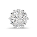 0.18 Carat Delicate Petal Cluster Nosepin 14K - Rose Gold
