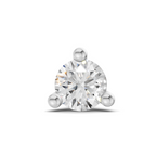 0.06 Carat Solitaire Diamond Nose Pin 14K - White Gold