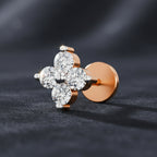 Classic Cluster Diamond Nose Pin