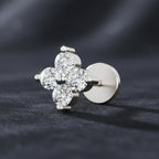 Classic Cluster Diamond Nose Pin