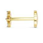 0.06 Carat Starlet Diamond Nose Pin 14K