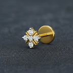 Majestic Diamond Nose Pin