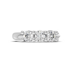 0.11 Carat Trio Stone Nosepin 14K - White Gold