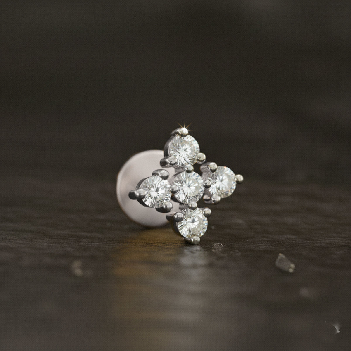 Pristine Diamond Nose Pin