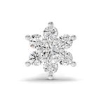 0.16 Carat Snowflake Nosepin 14K - Rose Gold