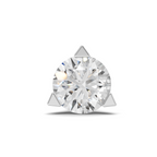 0.23 Carat Solitaire Diamond Nose Pin 14K - Rose Gold
