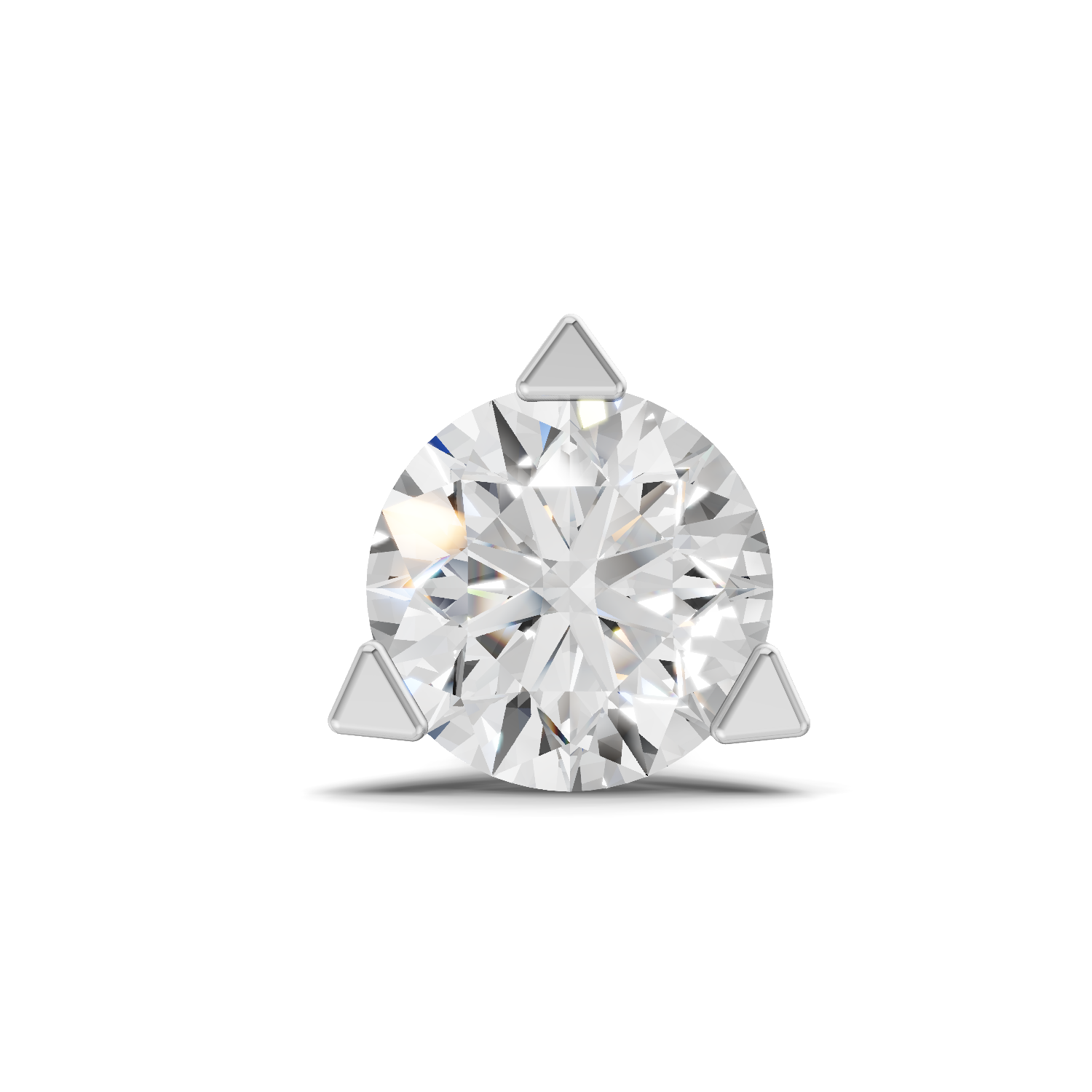 0.23 Carat Solitaire Diamond Nose Pin 14K - Rose Gold