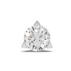 0.23 Carat Solitaire Diamond Nose Pin 14K