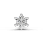 0.05 Ct Solitaire Nose Pin 14K Diamond