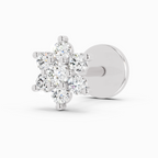 0.11 Carat Nose Pin 14K - White Gold