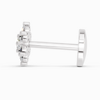 0.11 Carat Nose Pin 14K - White Gold
