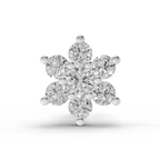 0.11 Carat Nose Pin 14K - White Gold