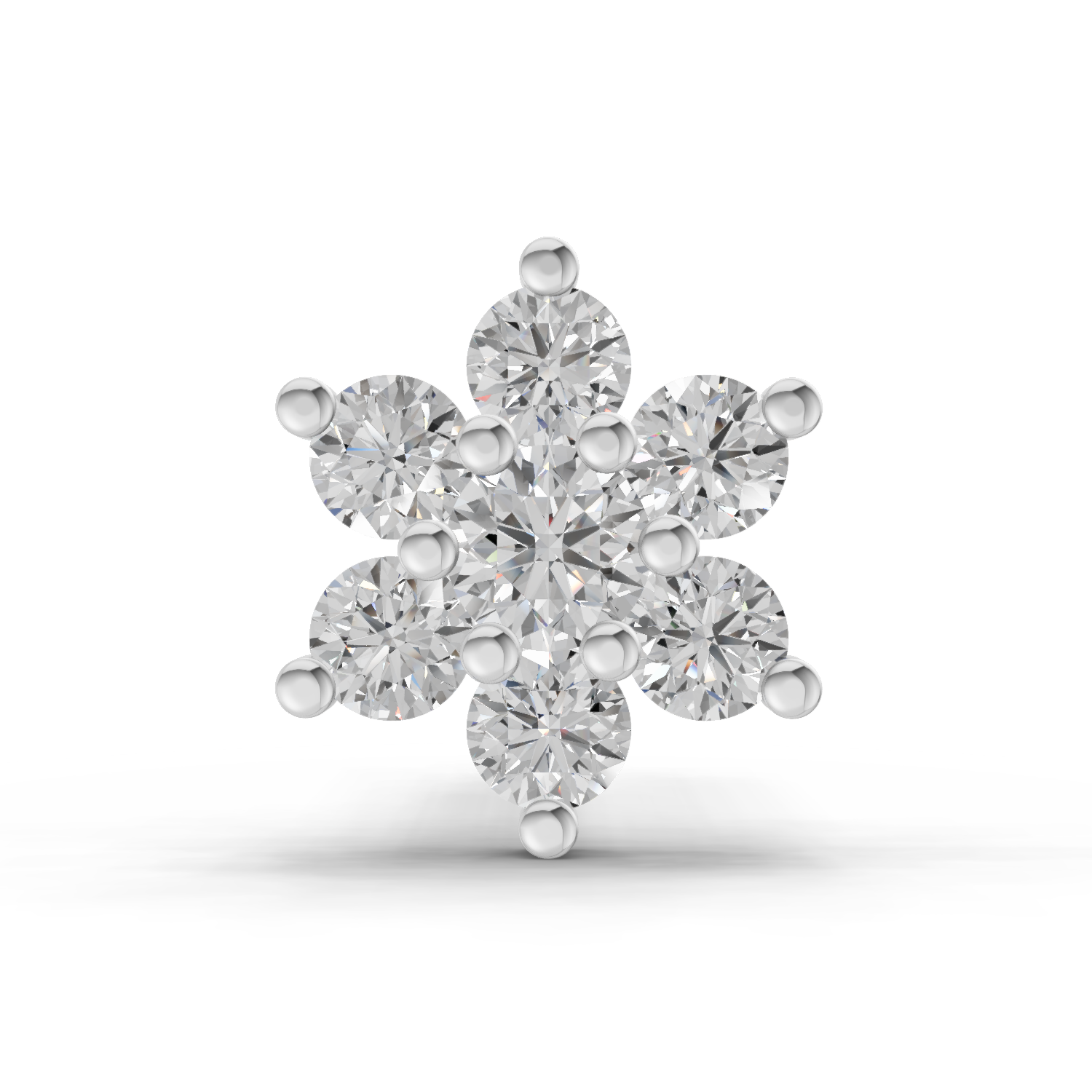 0.11 Carat Nose Pin 14K
