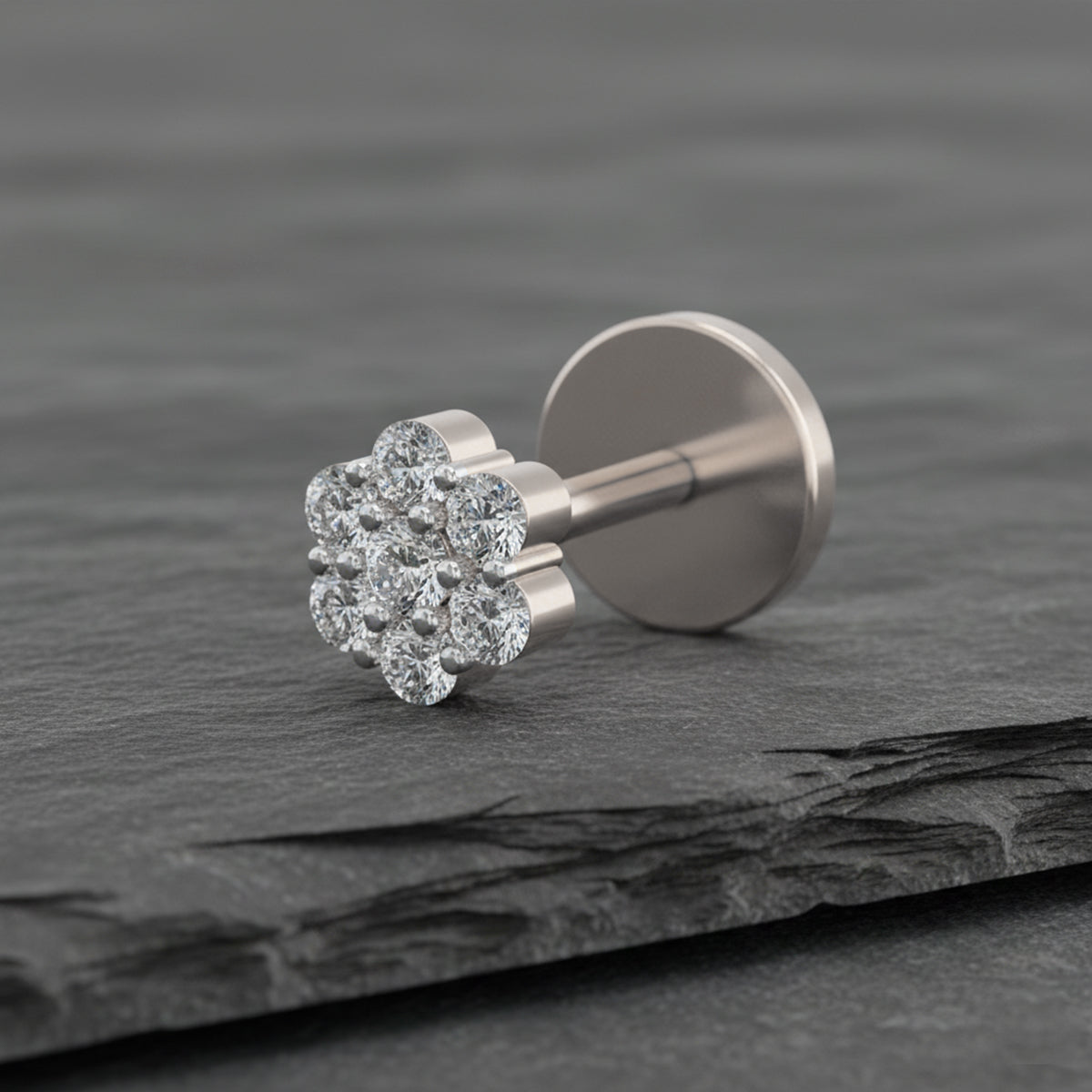 Eternal Floral Diamond Nose Pin