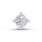 0.03 Carat 4 Prong Solitaire Diamond Nose Pin 14K - Rose Gold