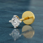 Opulent Solitaire Heritage Diamond Nose Pin