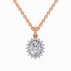 1.84 Carat Oval Shaped - Rose Gold