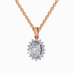 1.84 Carat Oval Shaped - Rose Gold