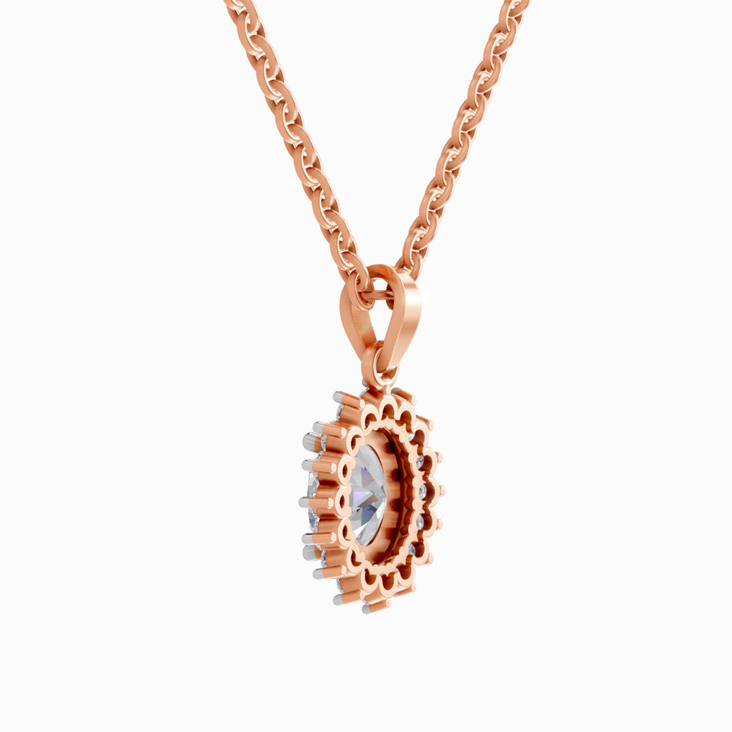 1.84 Carat Oval Shaped - Rose Gold